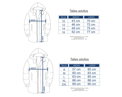 Camperón deportivo PERSONALIZADO