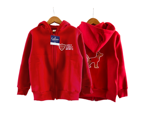 Campera de algodón con frisa CON LOGO - Uniforme escolar