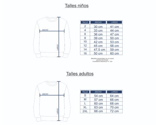 Buzo cuello redondo FRISA
