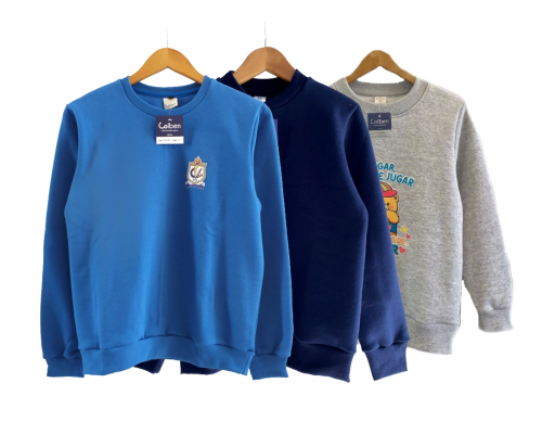 Buzo cuello redondo FRISA - Personalizado para escuelas.