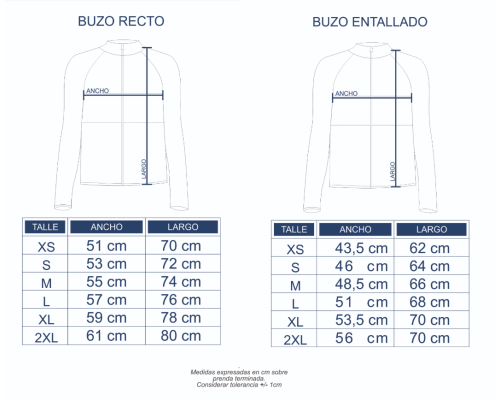Buzo FIT LYCRA