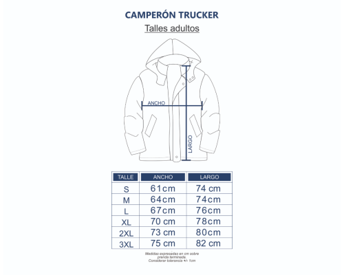Camperón TRUCKER para cámara de frío